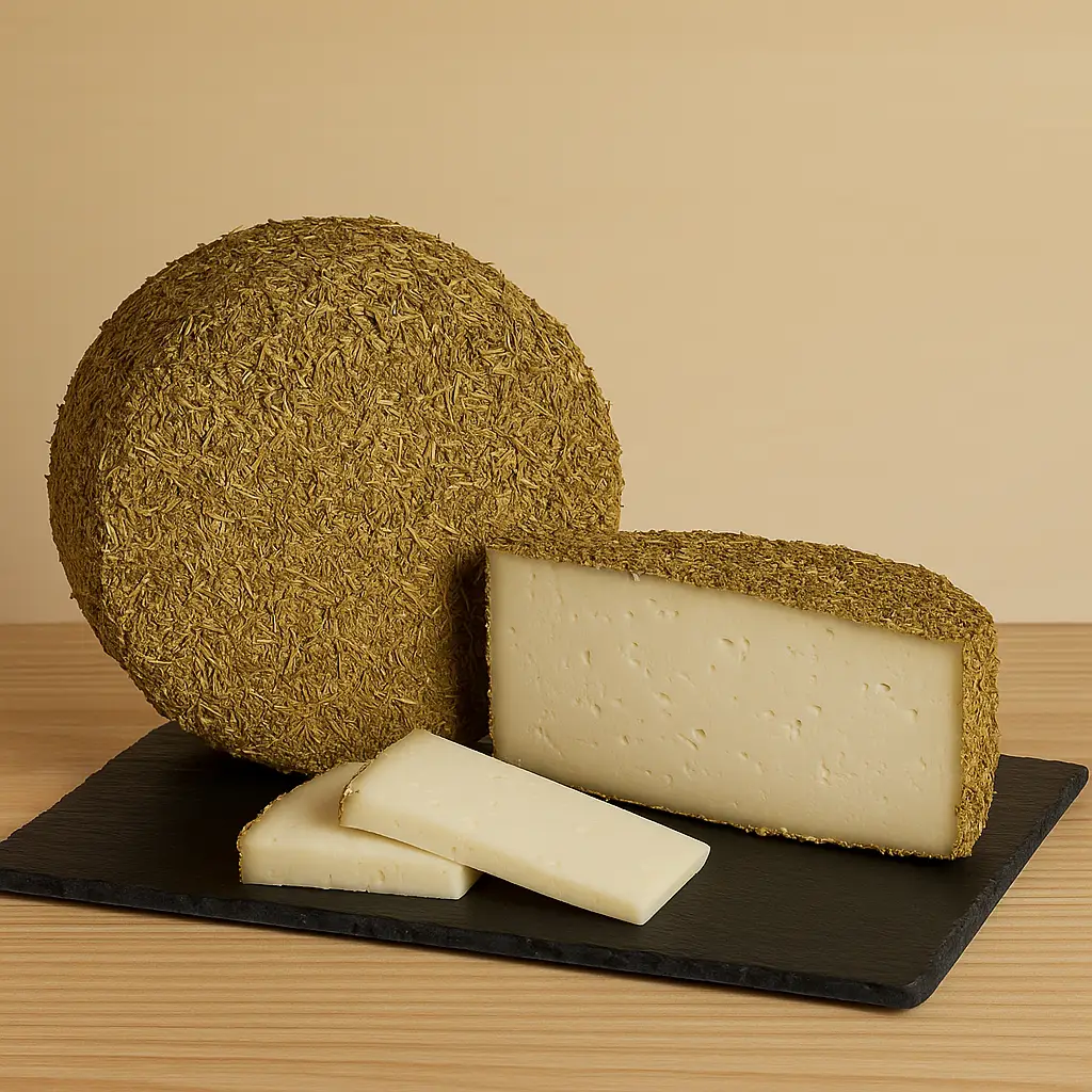 Queso de cabra con tomillo artesanal, Companatge Ibiza